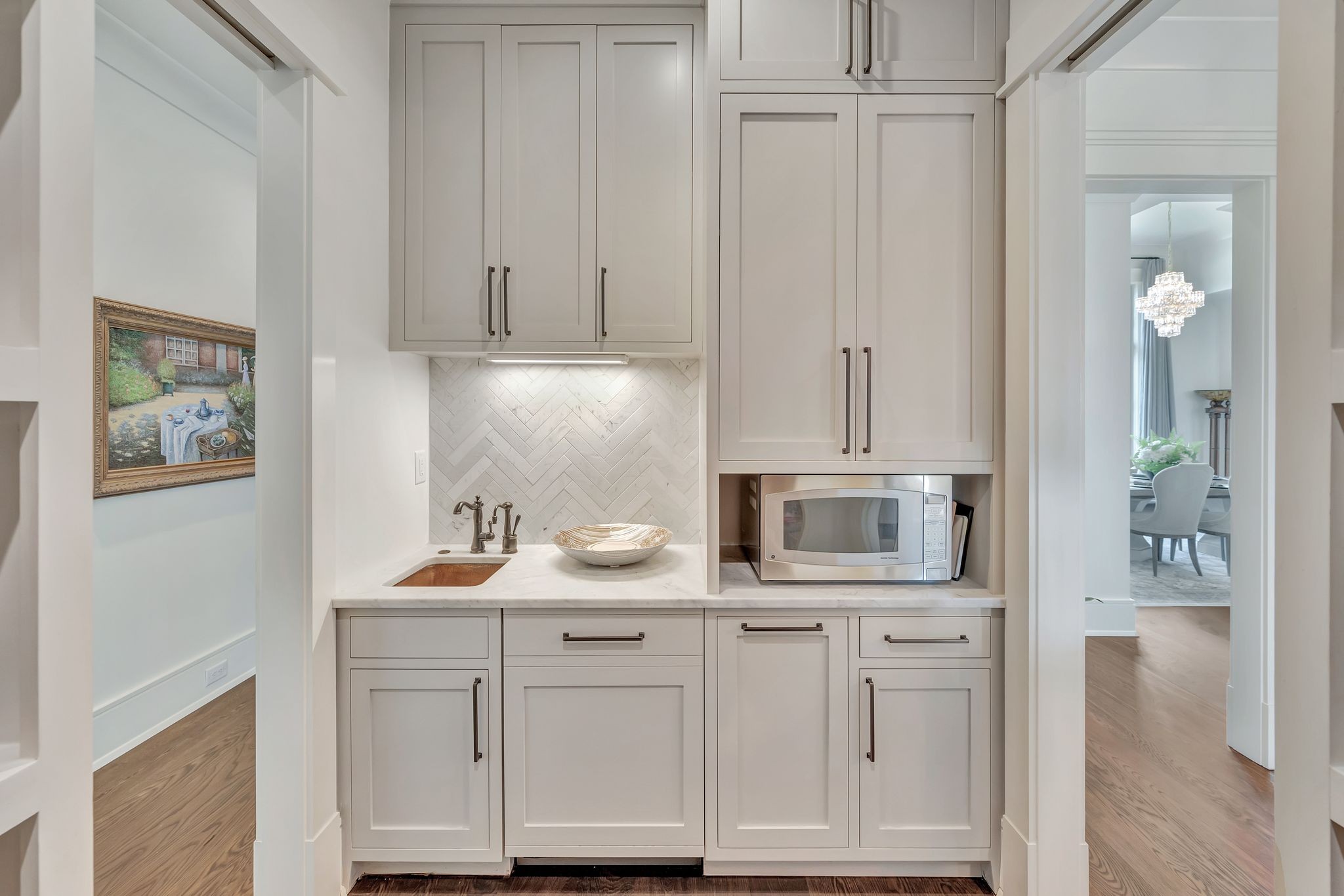467 Canterbury Rise Franklin, TN 37067 - Photo 35 of 100 a kitchen with white cabinets and white appliances