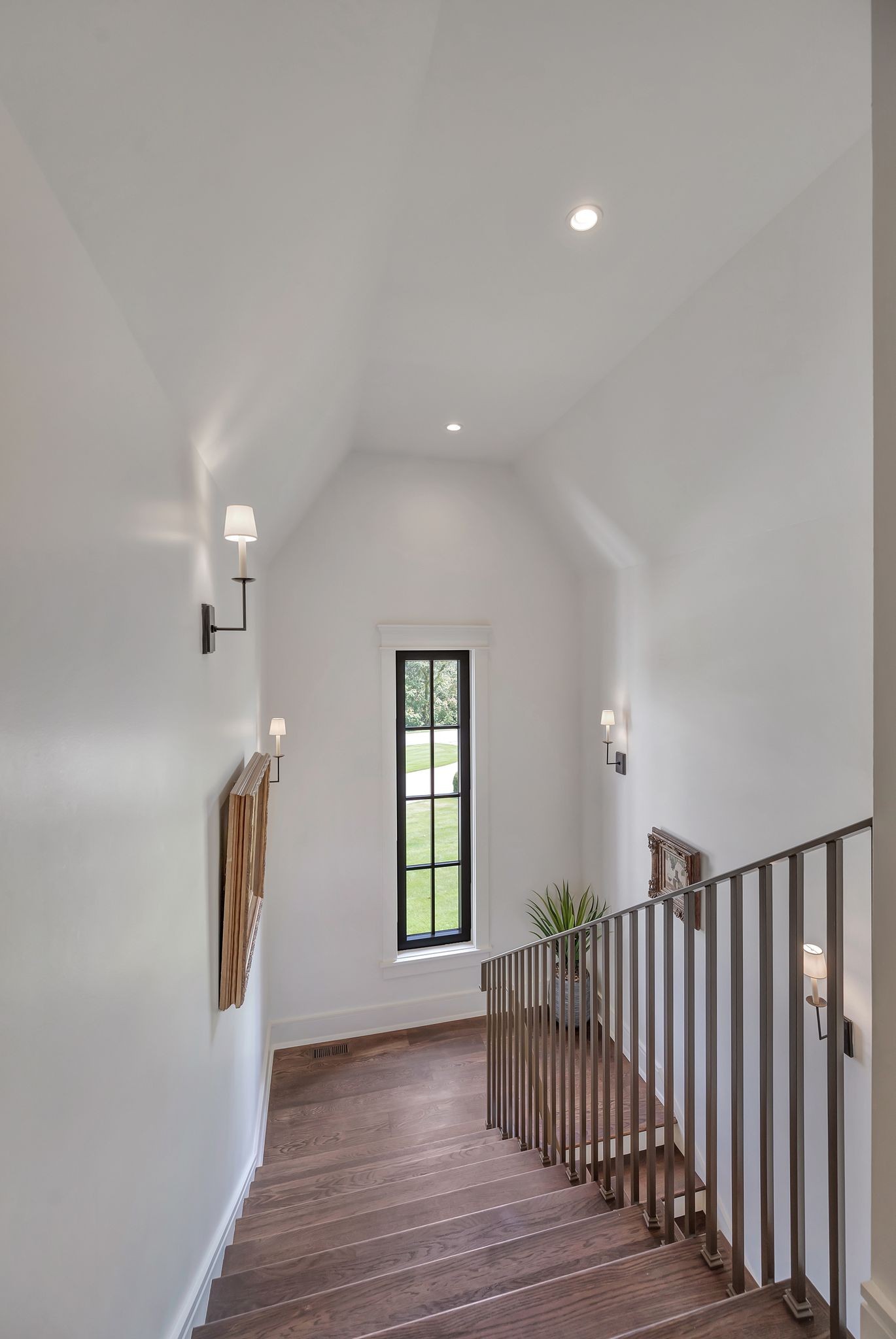 467 Canterbury Rise Franklin, TN 37067 - Photo 51 of 100 a view of hallway with a window and wooden floor