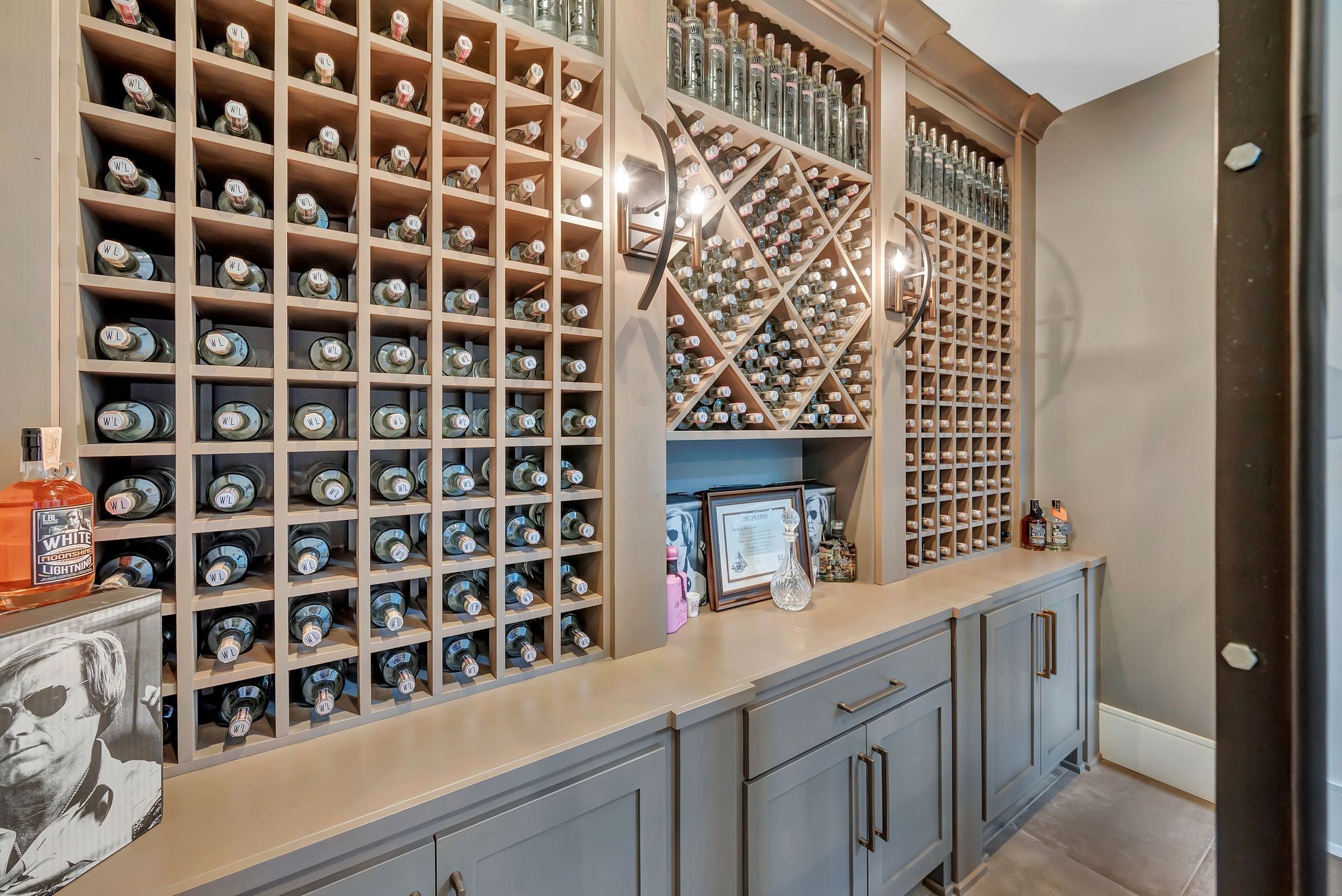 467 Canterbury Rise Franklin, TN 37067 - Photo 67 of 100 a bathroom with a double vanity and a mirror