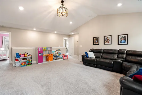 a children room with toys