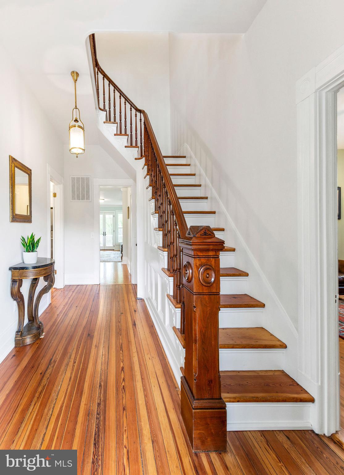 558 Gay Street Washington, VA 22747 - Photo 23 of 52 a view of entryway and hall with wooden floor
