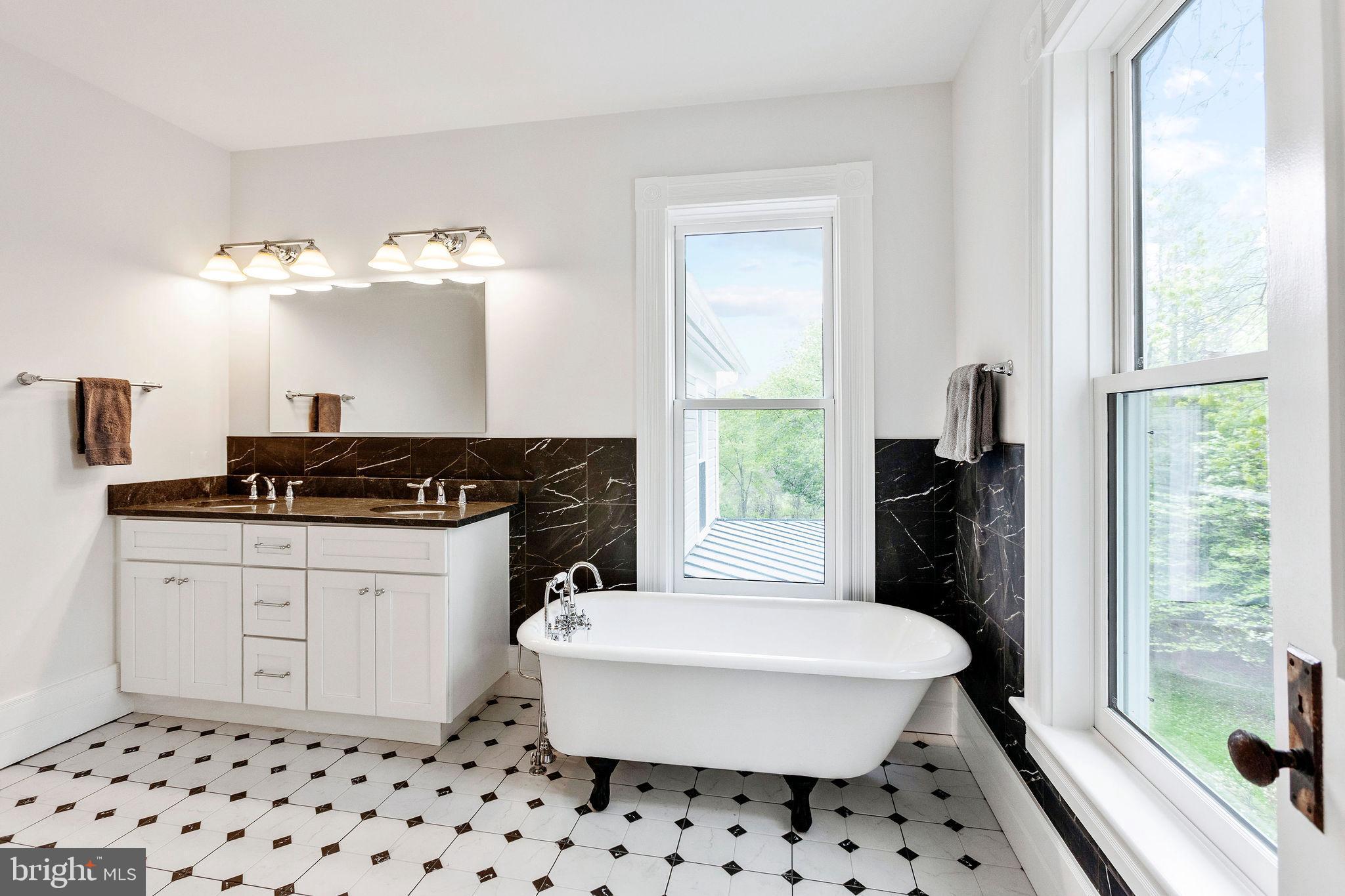 558 Gay Street Washington, VA 22747 - Photo 29 of 52 a bathroom with a sink a toilet a window and vanity