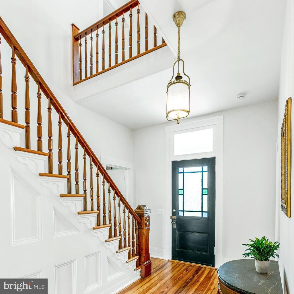 558 Gay Street Washington, VA 22747 - Photo 7 of 52 a view of entryway and hall with wooden floor