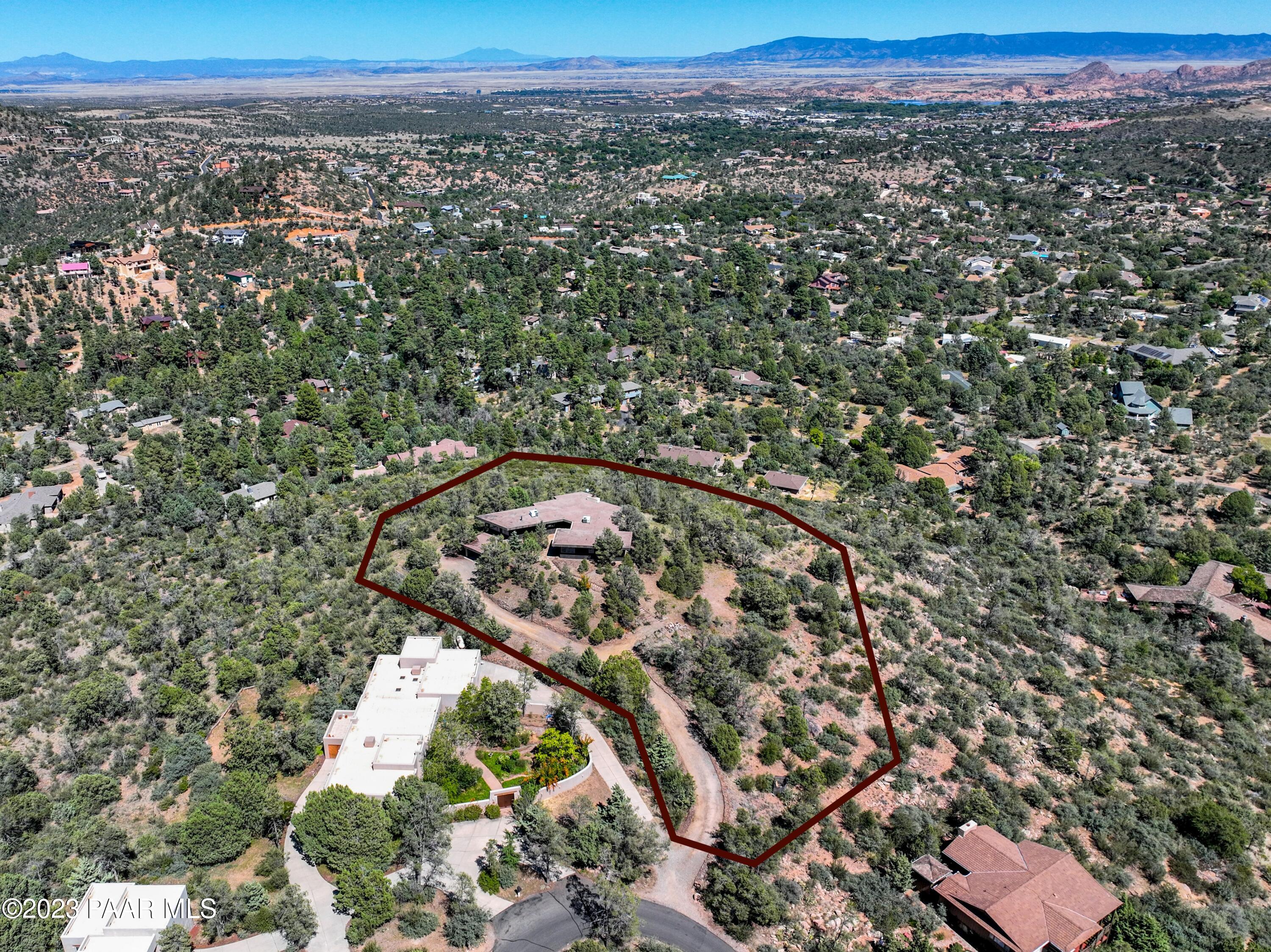 14 Pinnacle Road Prescott, AZ 86305 - Photo 3 of 55 003_Aerial Overview