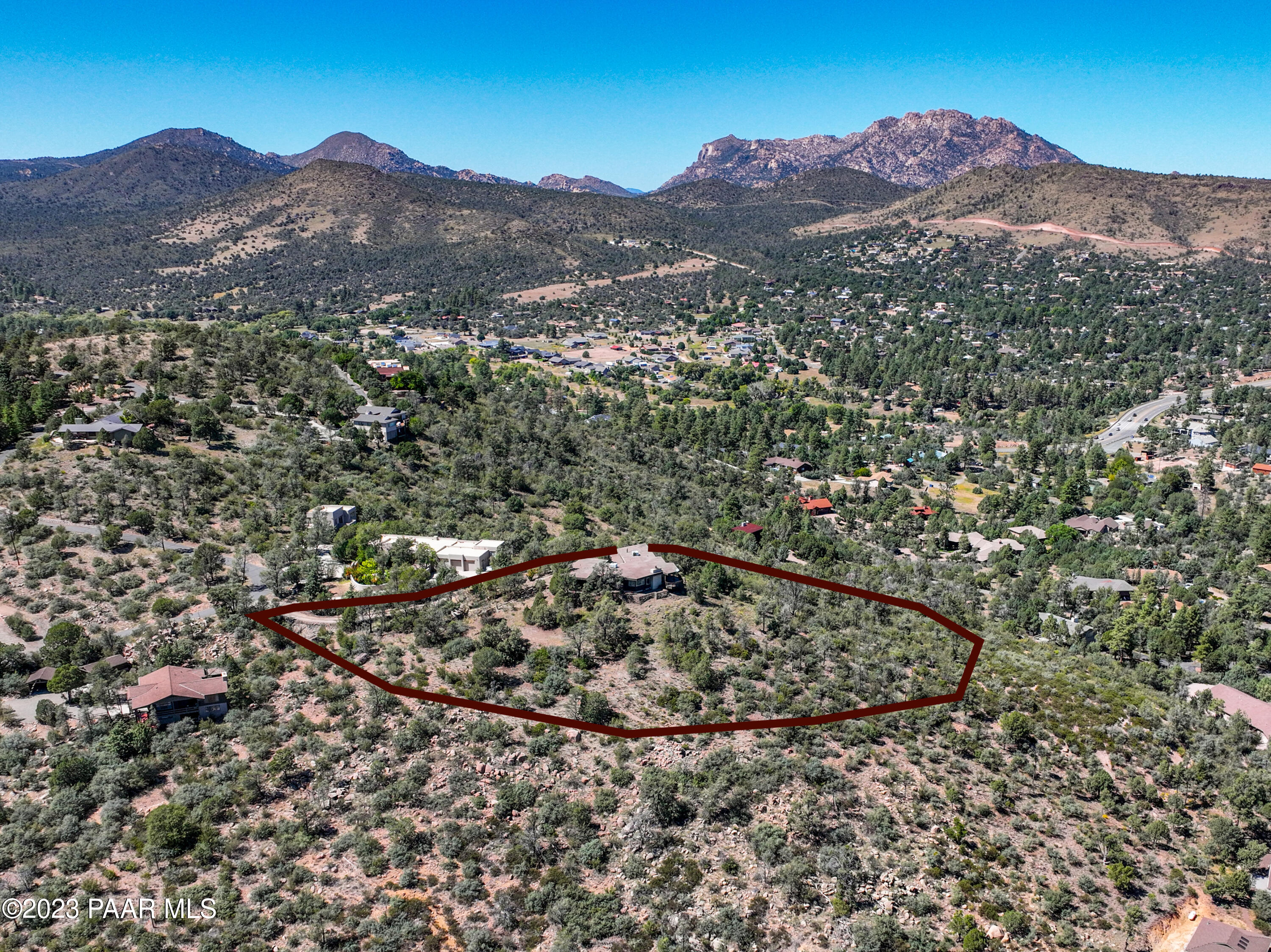 14 Pinnacle Road Prescott, AZ 86305 - Photo 4 of 55 004_Aerial Overview