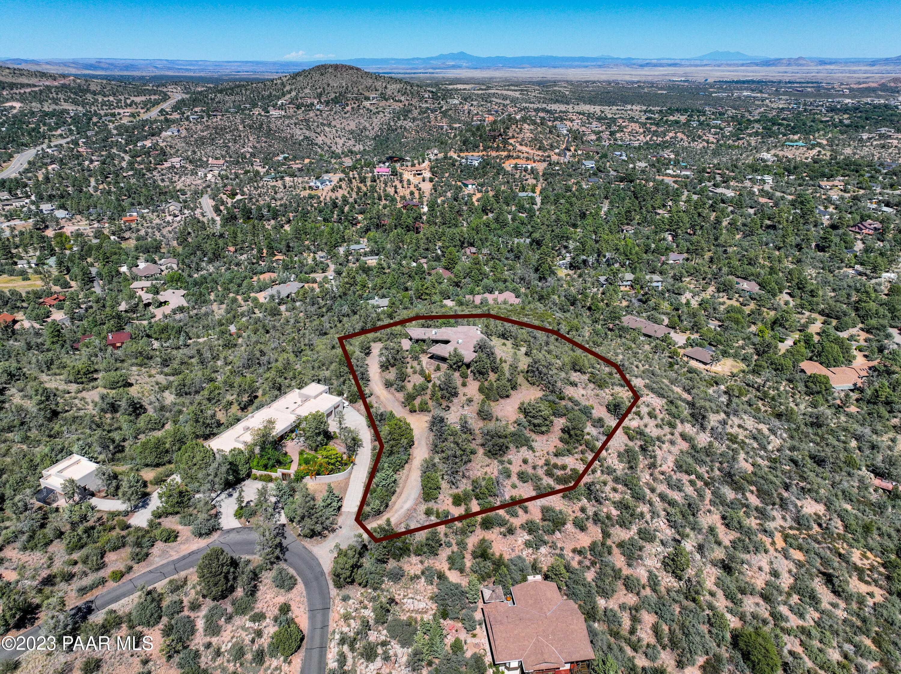 14 Pinnacle Road Prescott, AZ 86305 - Photo 50 of 55 050_Aerial Overview