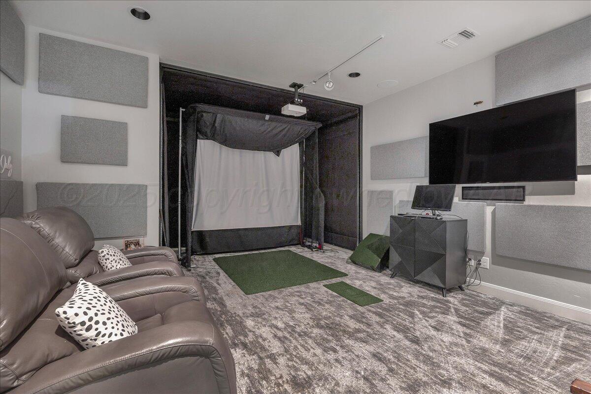 8100 Georgetown Drive Amarillo, TX 79119 - Photo 29 of 47 Golf/Media Room