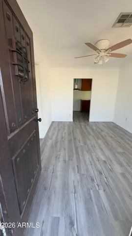 wooden floor in an empty room