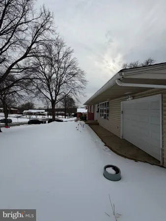 a view of street with building