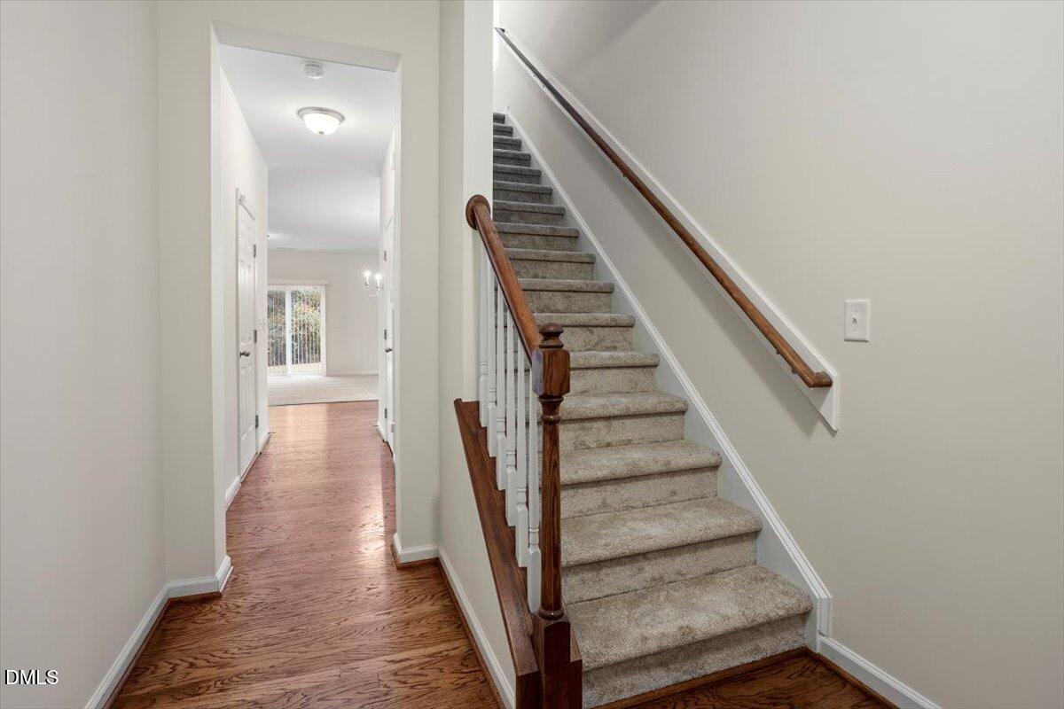 2306 Stoney Spring Drive Raleigh, NC 27610 - Photo 7 of 35 Stairs to 2nd story