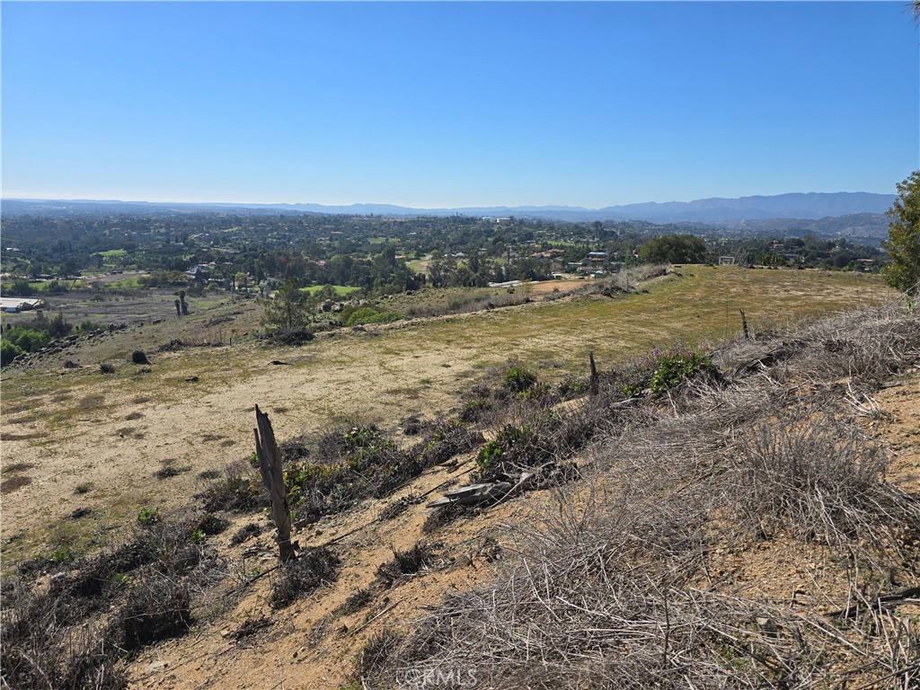 1387 Las Vistas Road Fallbrook, CA 92028 - Photo 9 of 26 a view of a dry yard with wooden floor and fence