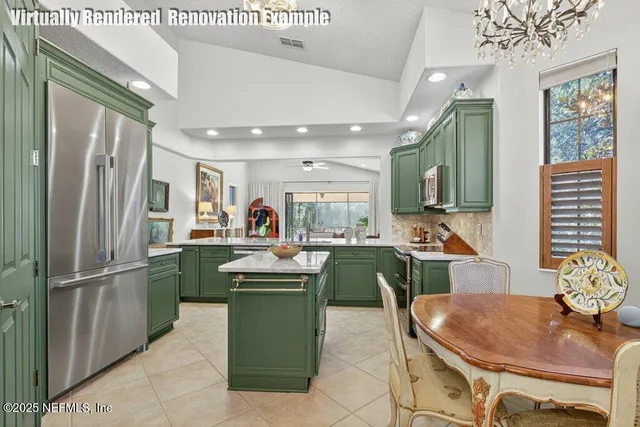 a bathroom with a granite countertop toilet sink and mirror