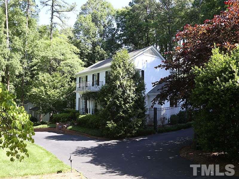 600 Marlowe Road Raleigh, NC 27609 - Photo 2 of 18 a backyard of a house with plants and trees