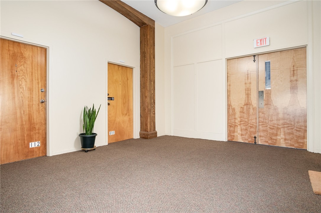 111 Gregory Street Rochester, NY 14620 - Photo 11 of 45 Lobby outside unit. Unit is Middle Door. Double Do