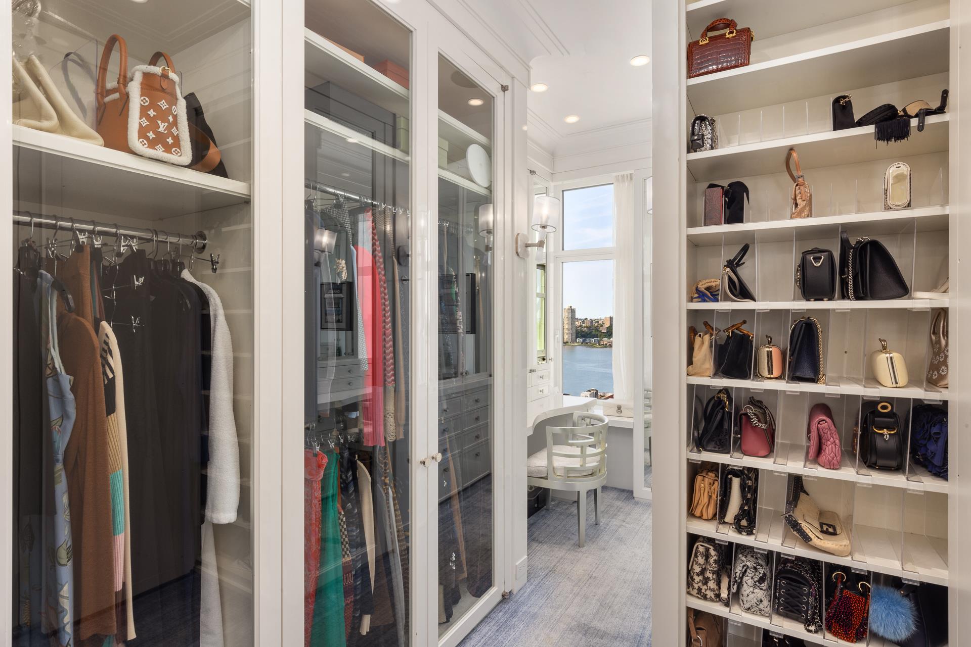 535 West End Avenue, Unit PH Manhattan, NY 10024 - Photo 13 of 19 a view of walk in closet with clothes and shoes