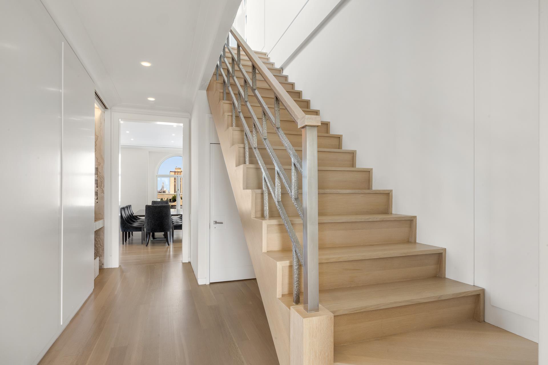 535 West End Avenue, Unit PH Manhattan, NY 10024 - Photo 9 of 19 a view of entryway and hall with wooden floor