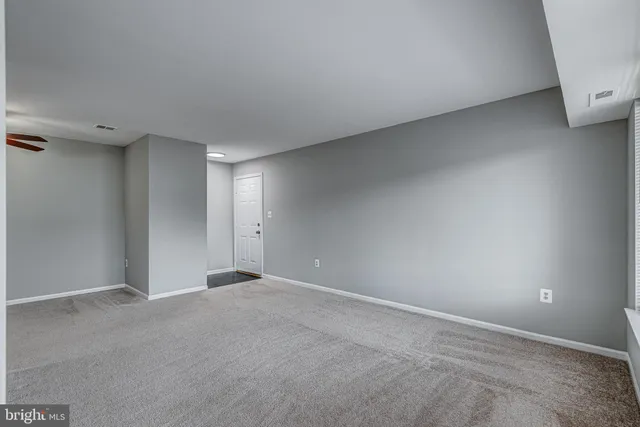 a view of an empty room