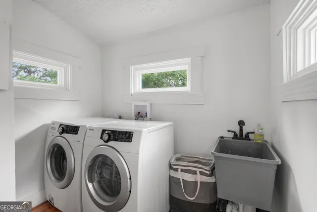 a view of a house with a deck