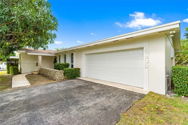 a view of a swimming pool with a yard