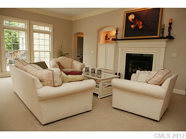 2538 Lower Assembly Drive Fort Mill, SC 29708 - Photo 8 of 16 a living room with furniture a fireplace and a flat screen tv