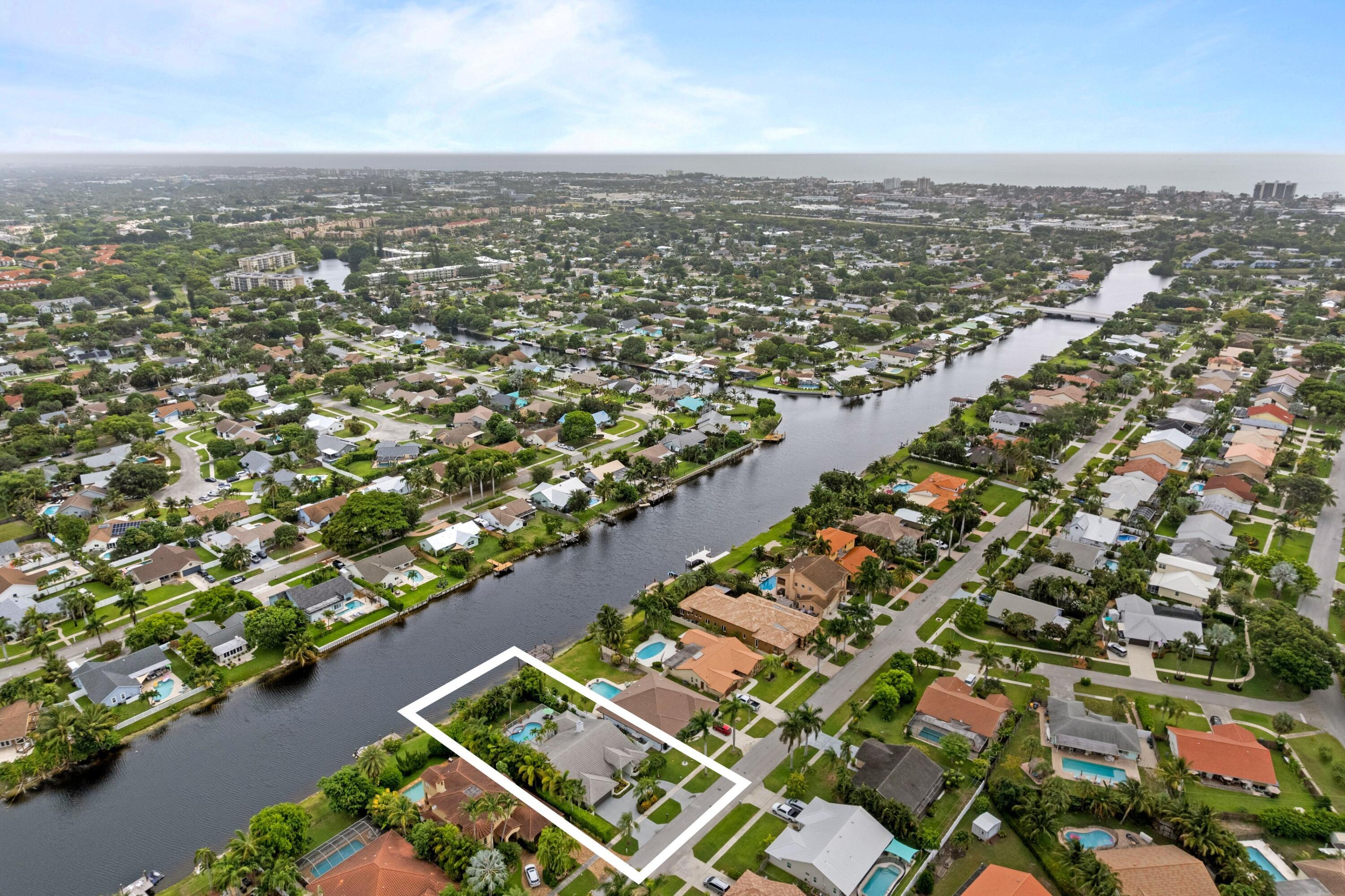 473 Oregon Lane Boca Raton, FL 33487 - Photo 37 of 57 Aerial Neighborhood View