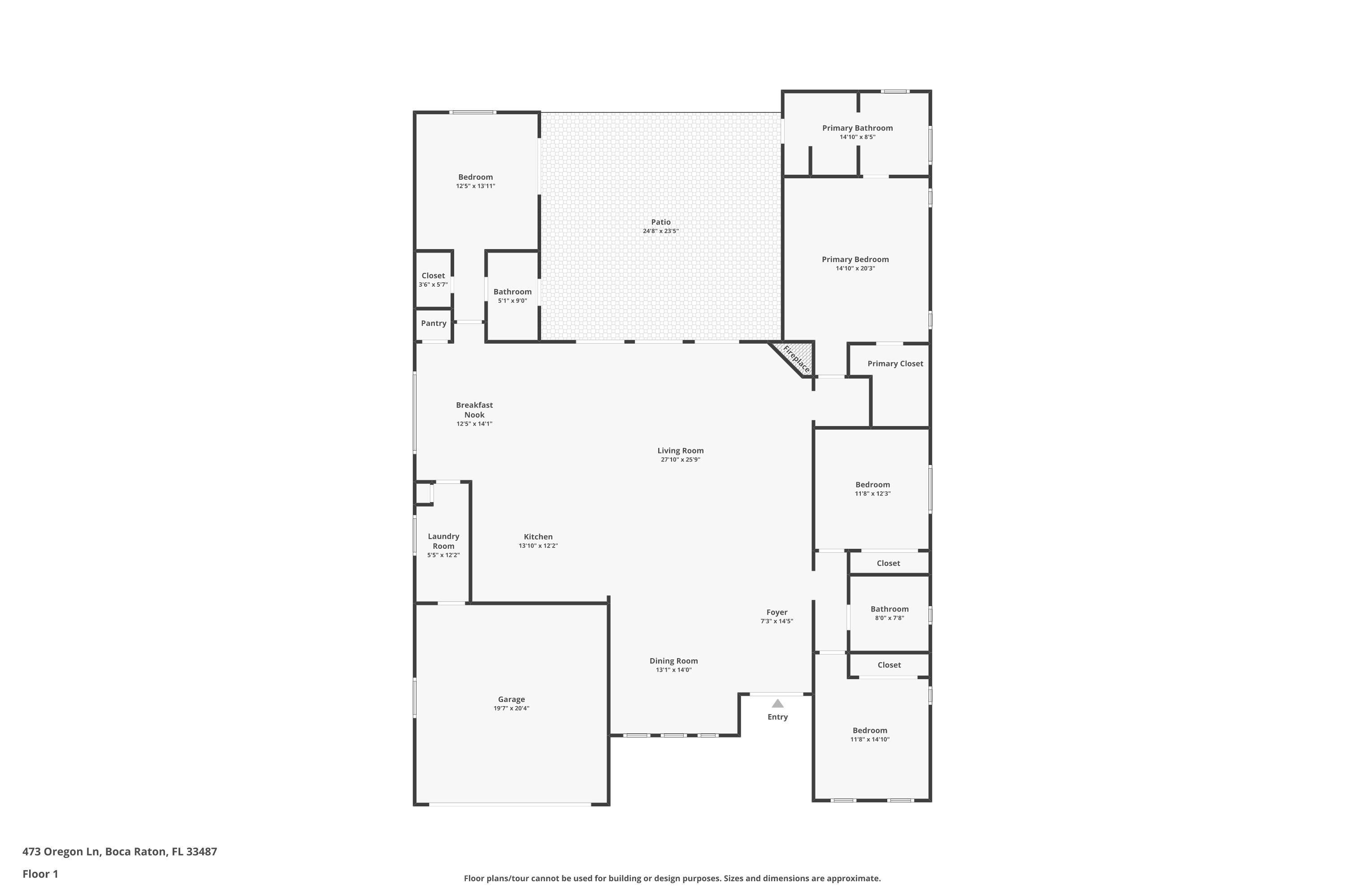 473 Oregon Lane Boca Raton, FL 33487 - Photo 57 of 57 Floor Plan