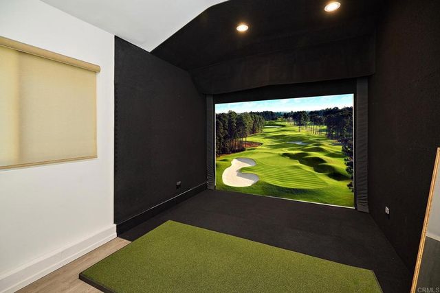 view of room with window