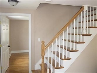 26 Hopewell Road Boston, MA 02136 - Photo 6 of 16 a view of staircase with wooden floor and stairs
