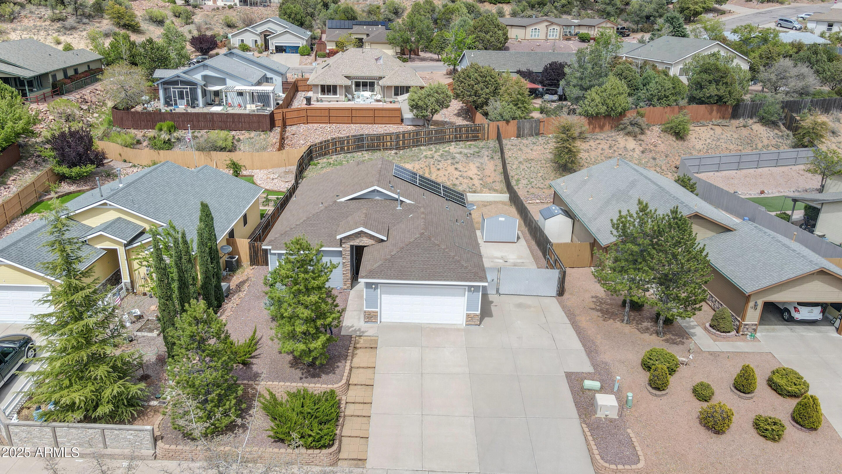 1014 West Summit Street Payson, AZ 85541 - Photo 16 of 21 an aerial view of residential houses with outdoor space and parking