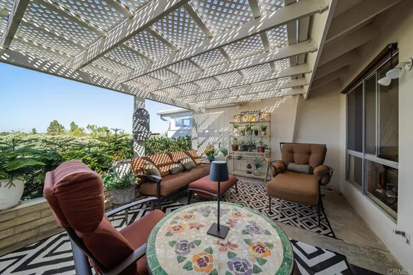 a outdoor living with furniture