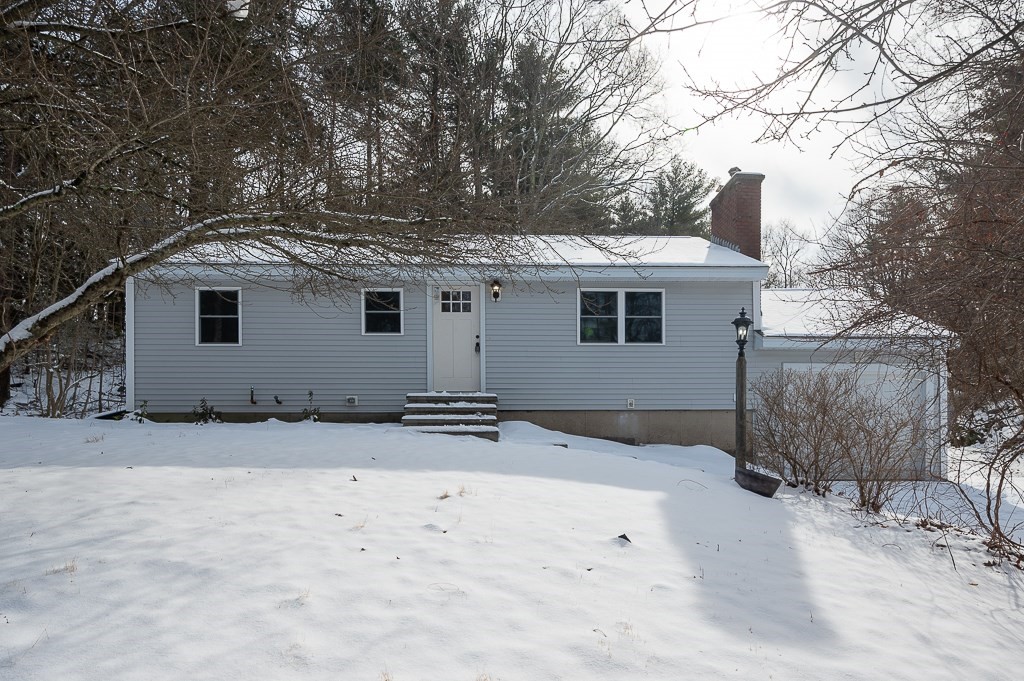 a backyard of a house