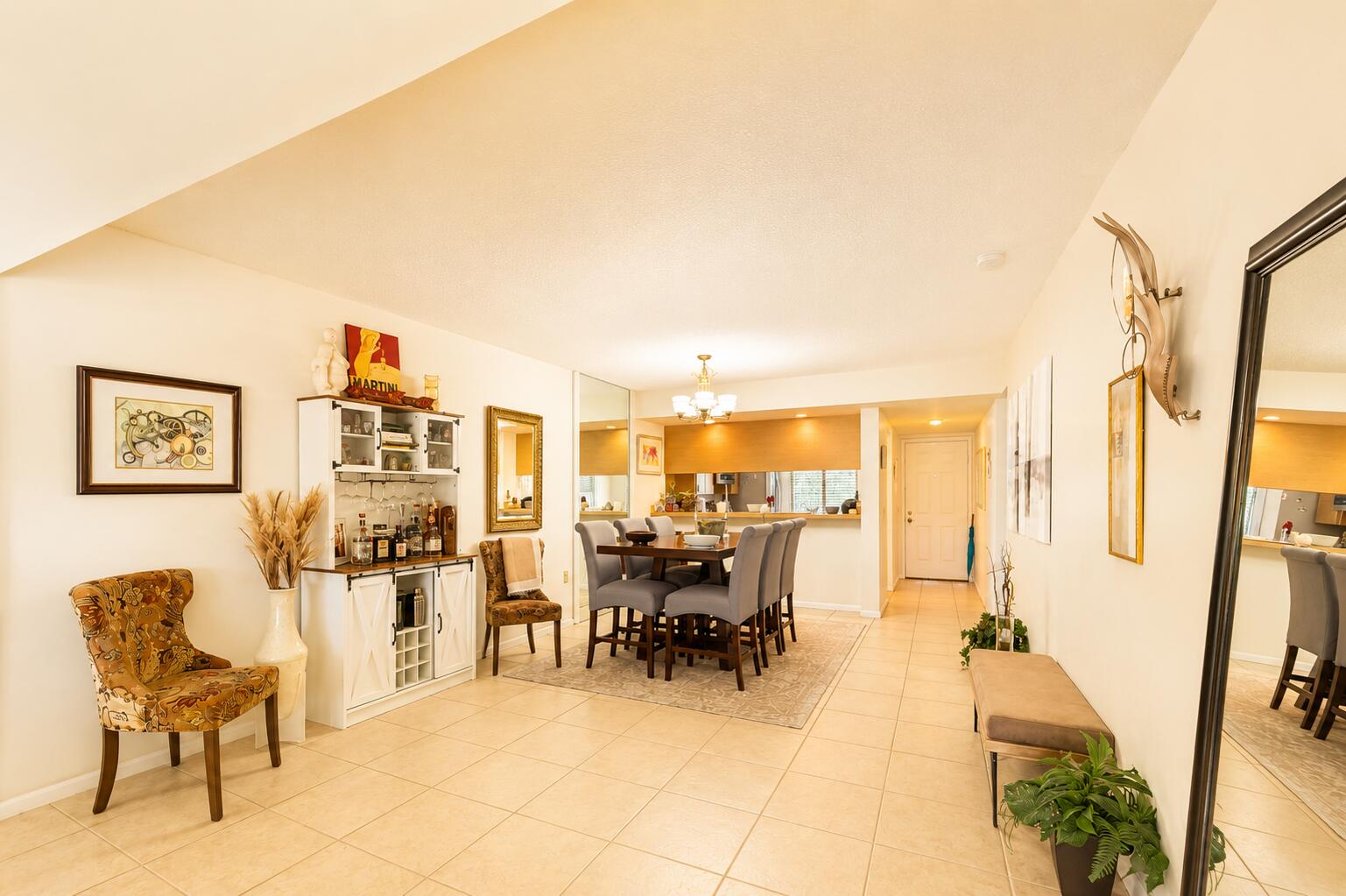 6193 Balboa Circle, Unit 405 Boca Raton, FL 33433 - Photo 5 of 35 Living:Dining:Kitchen