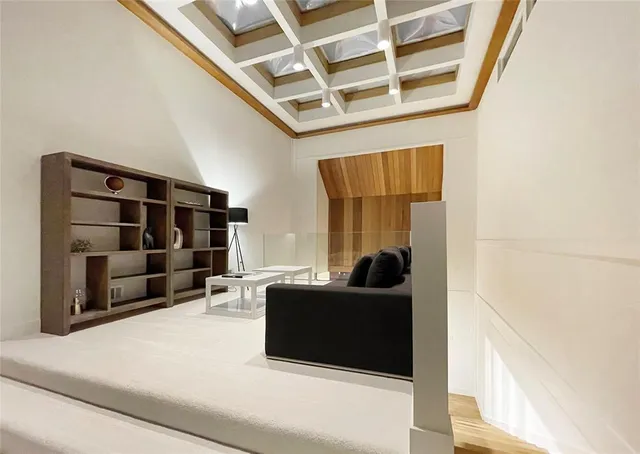 a living room with a couch