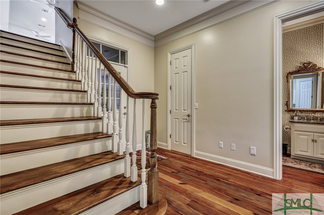 4 Hibernia Road Savannah, GA 31411 - Photo 18 of 48 Rear Stairs lead to Large Bonus Room and hallway t