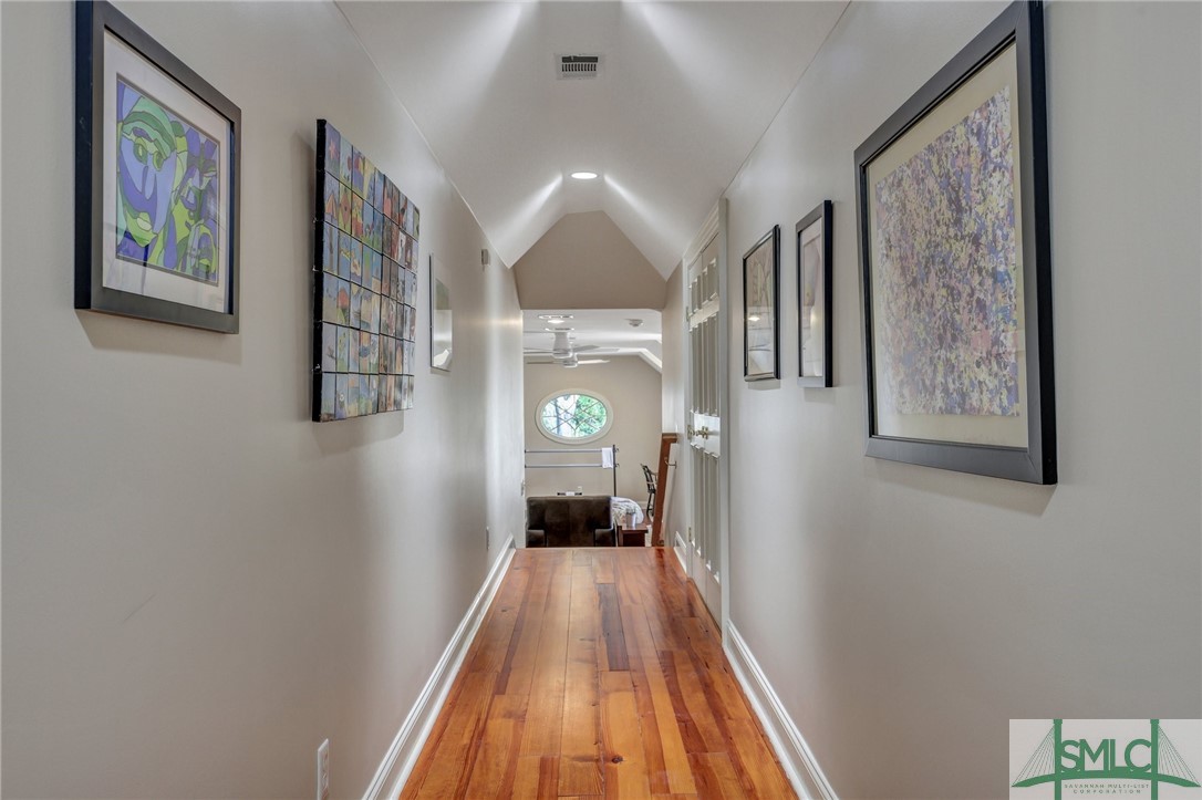 4 Hibernia Road Savannah, GA 31411 - Photo 21 of 48 Hallway from Bonus Room to Upstairs Bedrooms