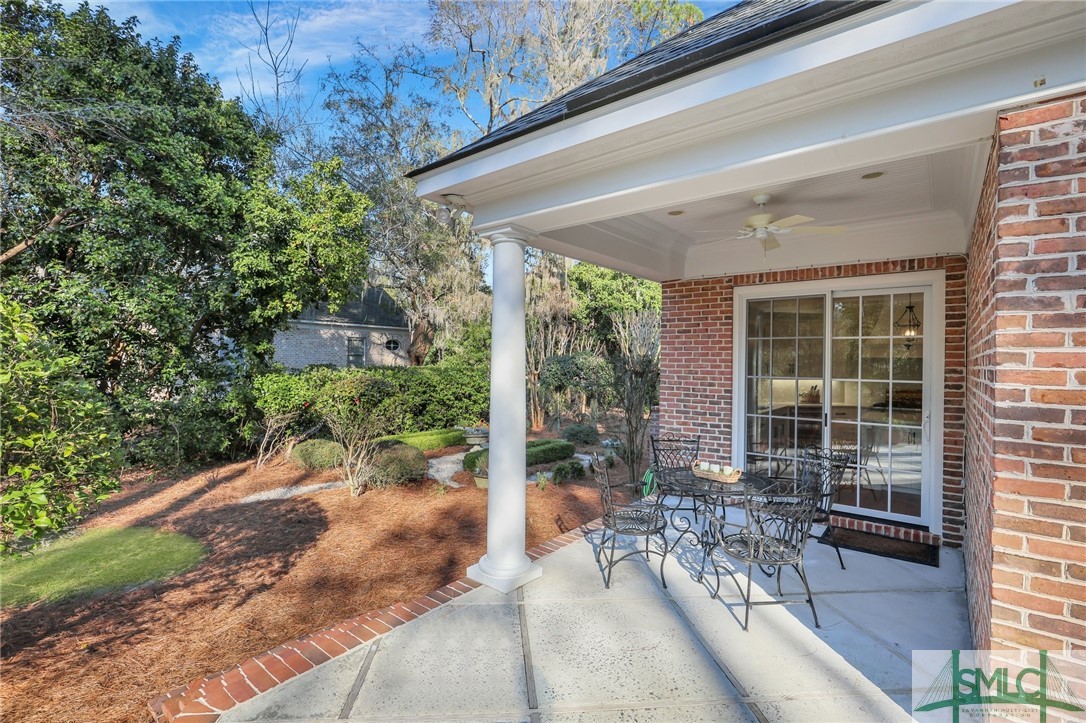 4 Hibernia Road Savannah, GA 31411 - Photo 40 of 48 Back Covered Porch off Kitchen