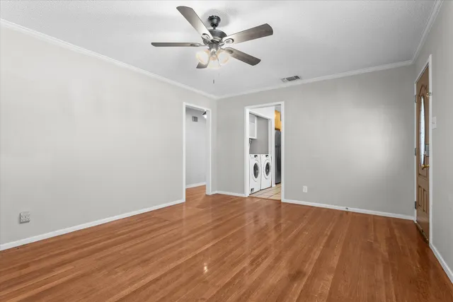 wooden floor in an empty room