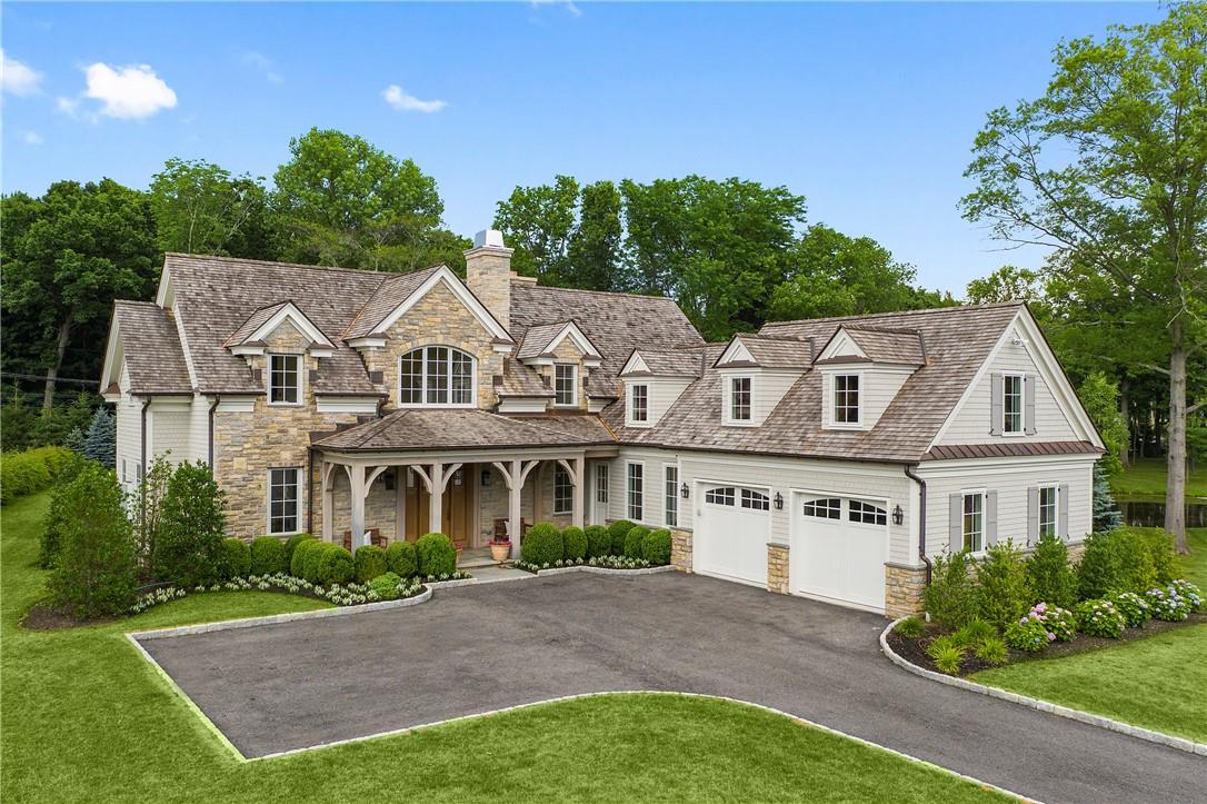 front view of house with a yard