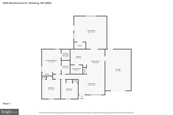 $389,900 | 9696 Meadowview Drive, Newburg, MD 20664