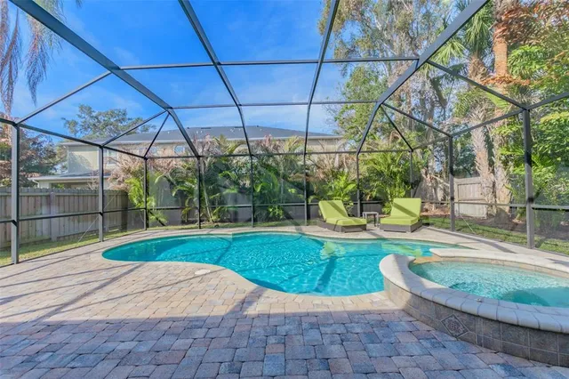 a view of a backyard with a small cabin
