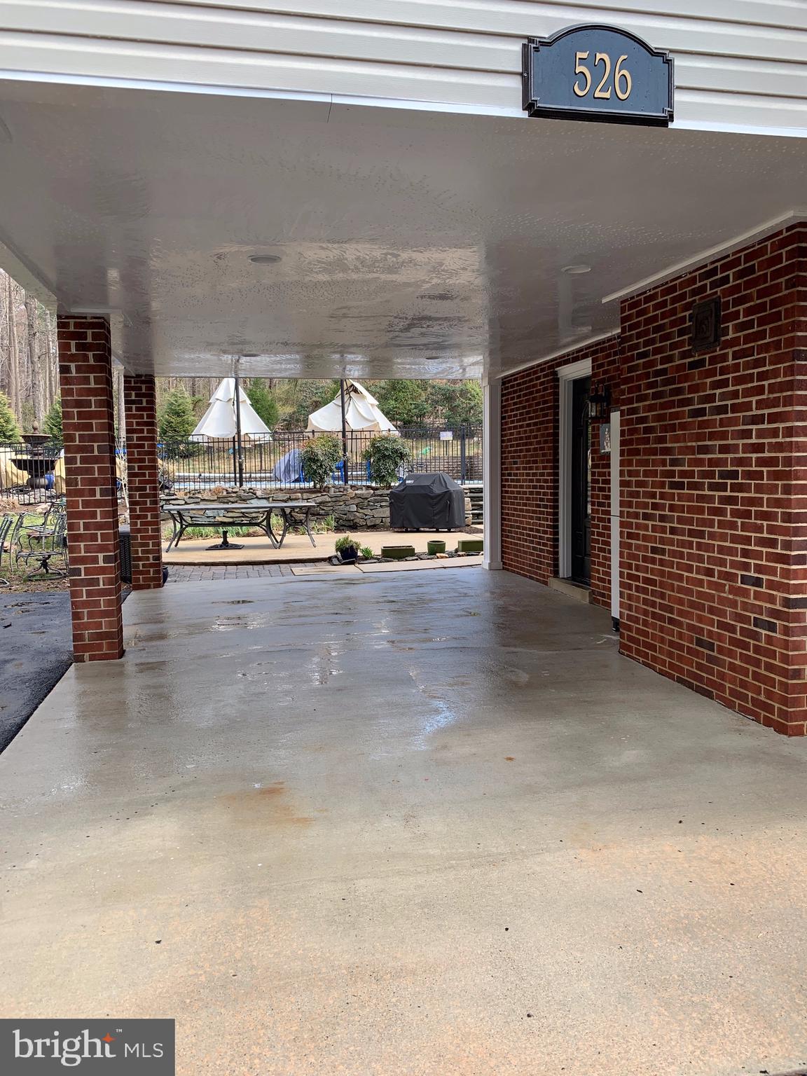 526 Clarks Run Road La Plata, MD 20646 - Photo 8 of 9 Lg Carport. Park or use for entertaining near pool