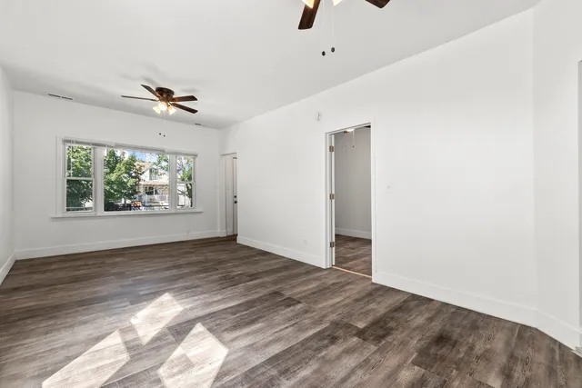 wooden floor in an empty room