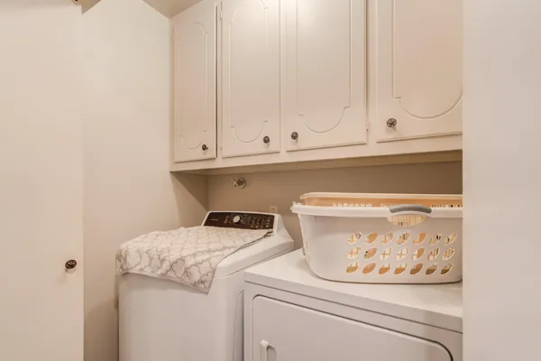 a close view of utility room