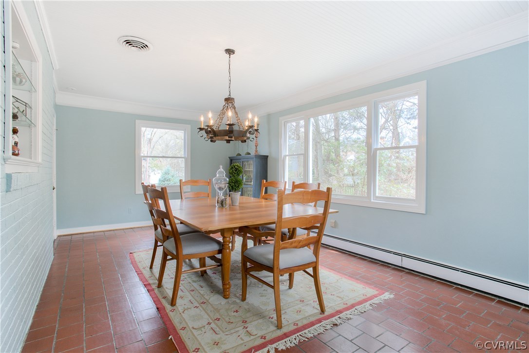 7202 River Road Henrico, VA 23229 - Photo 11 of 49 a view of a dining room with furniture window and outside view