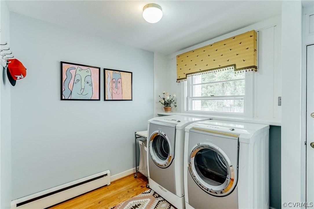 7202 River Road Henrico, VA 23229 - Photo 21 of 49 a view of a kitchen with washer and dryer