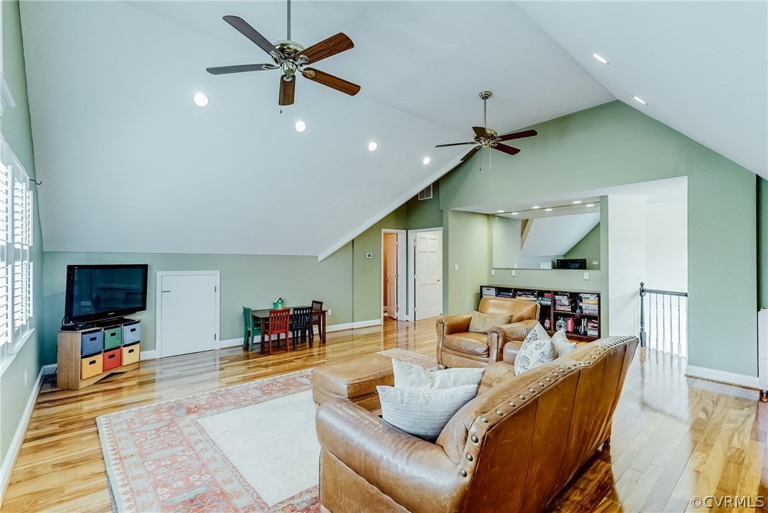 7202 River Road Henrico, VA 23229 - Photo 27 of 49 a living room with furniture and a flat screen tv