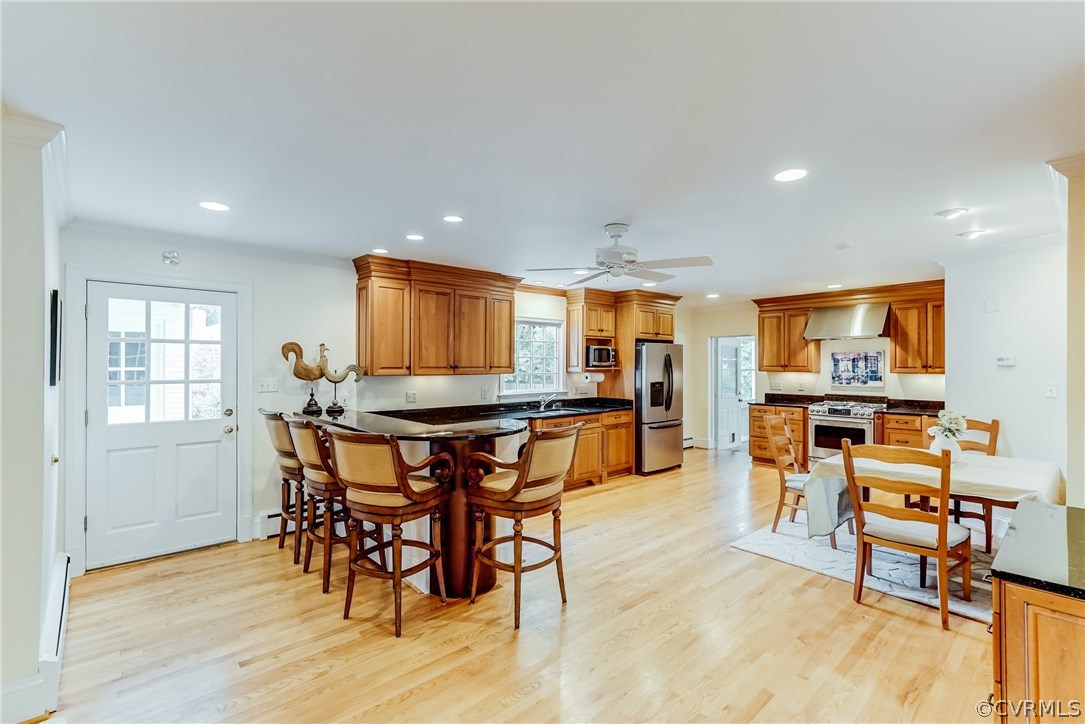 7202 River Road Henrico, VA 23229 - Photo 41 of 49 a view of a dining room with furniture and wooden floor