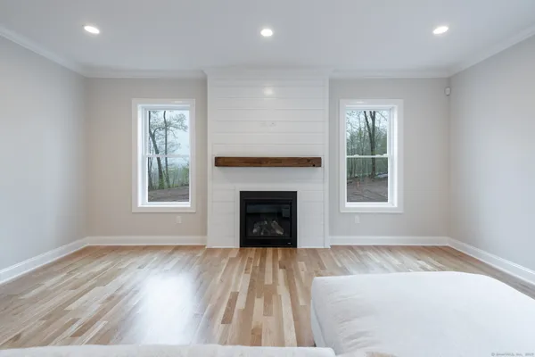 a room with furniture and window