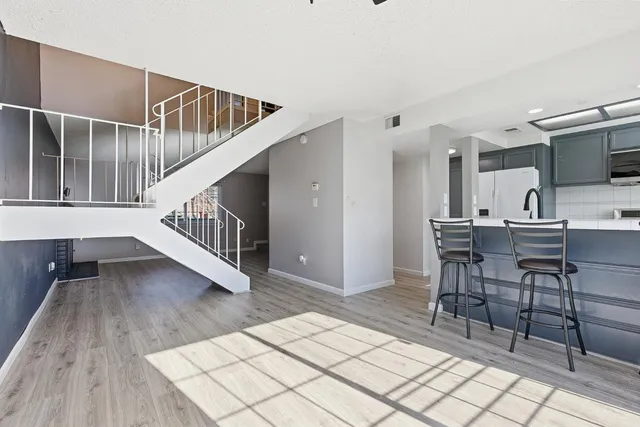 a view of entryway and dining room