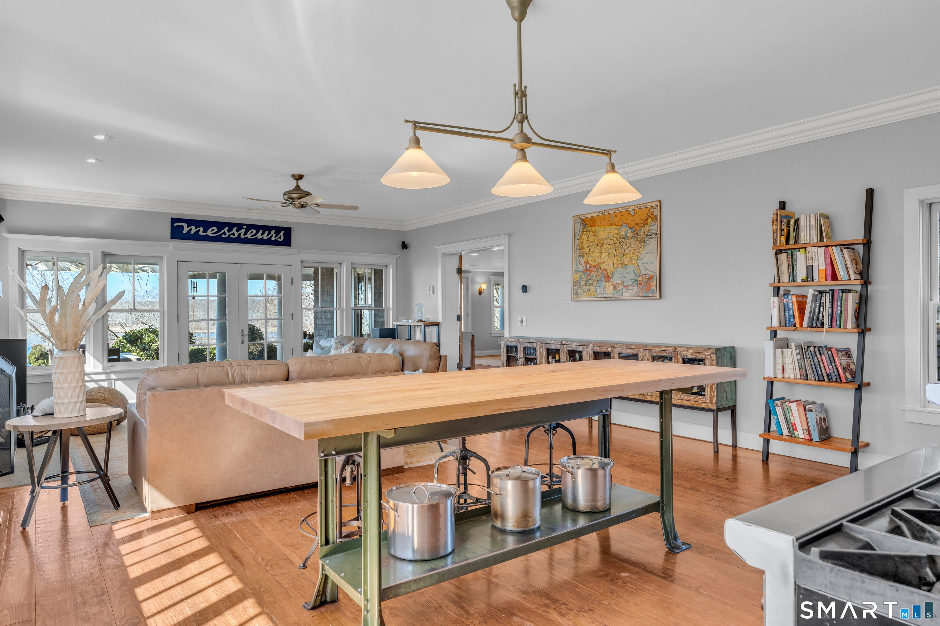 100 Old Black Point Road East Lyme, CT 06357 - Photo 13 of 40 The kitchen island offers great prep space and additional seating.